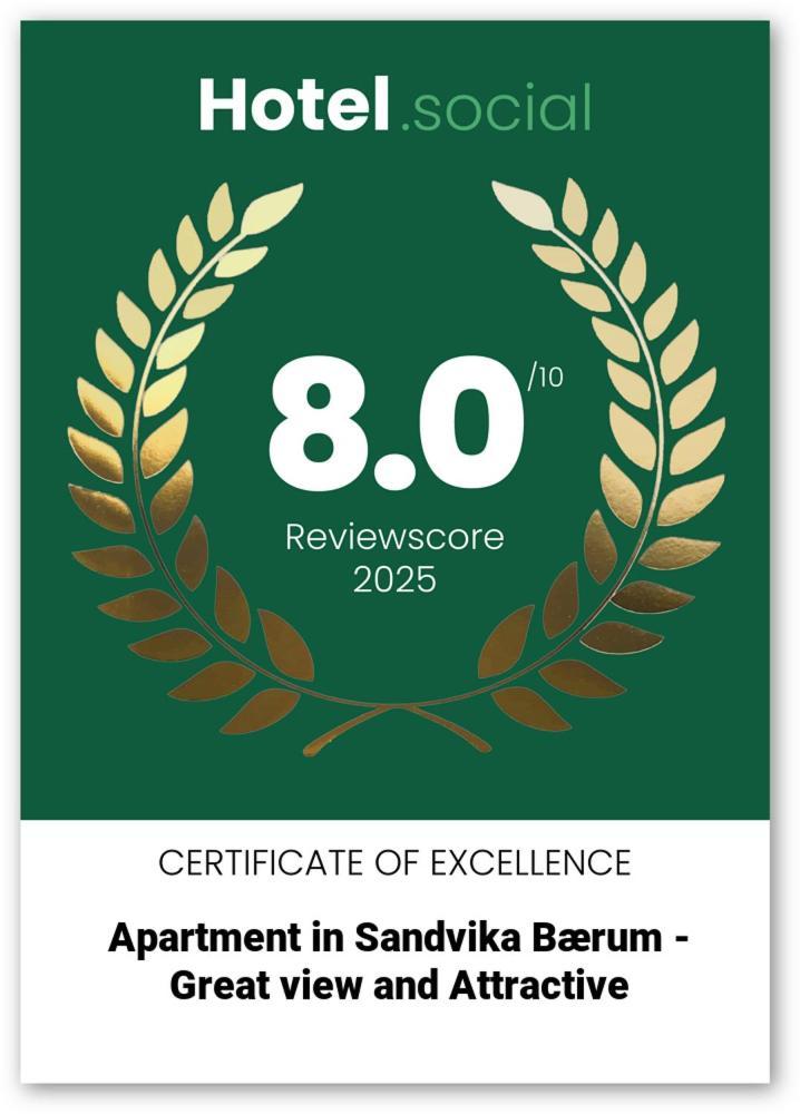 Jeci Apartment Sandvika Baerum - Great View And Attractive Sandvika (Baerum) Buitenkant foto